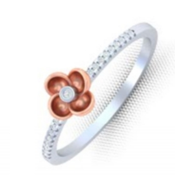Plain Design Diamond Women ring by 