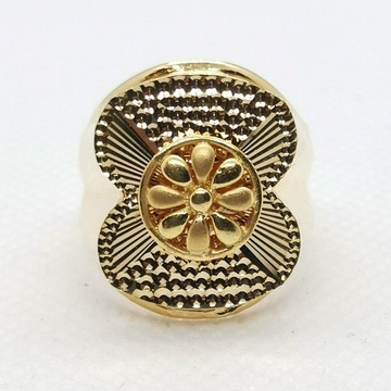 Flower Initial Gents Ring by 