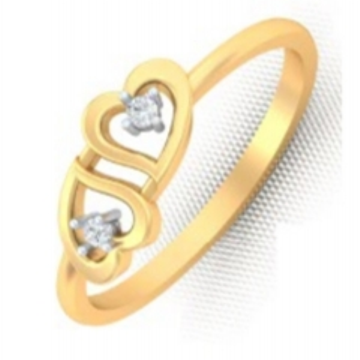 Double Heart Diamond ring by 