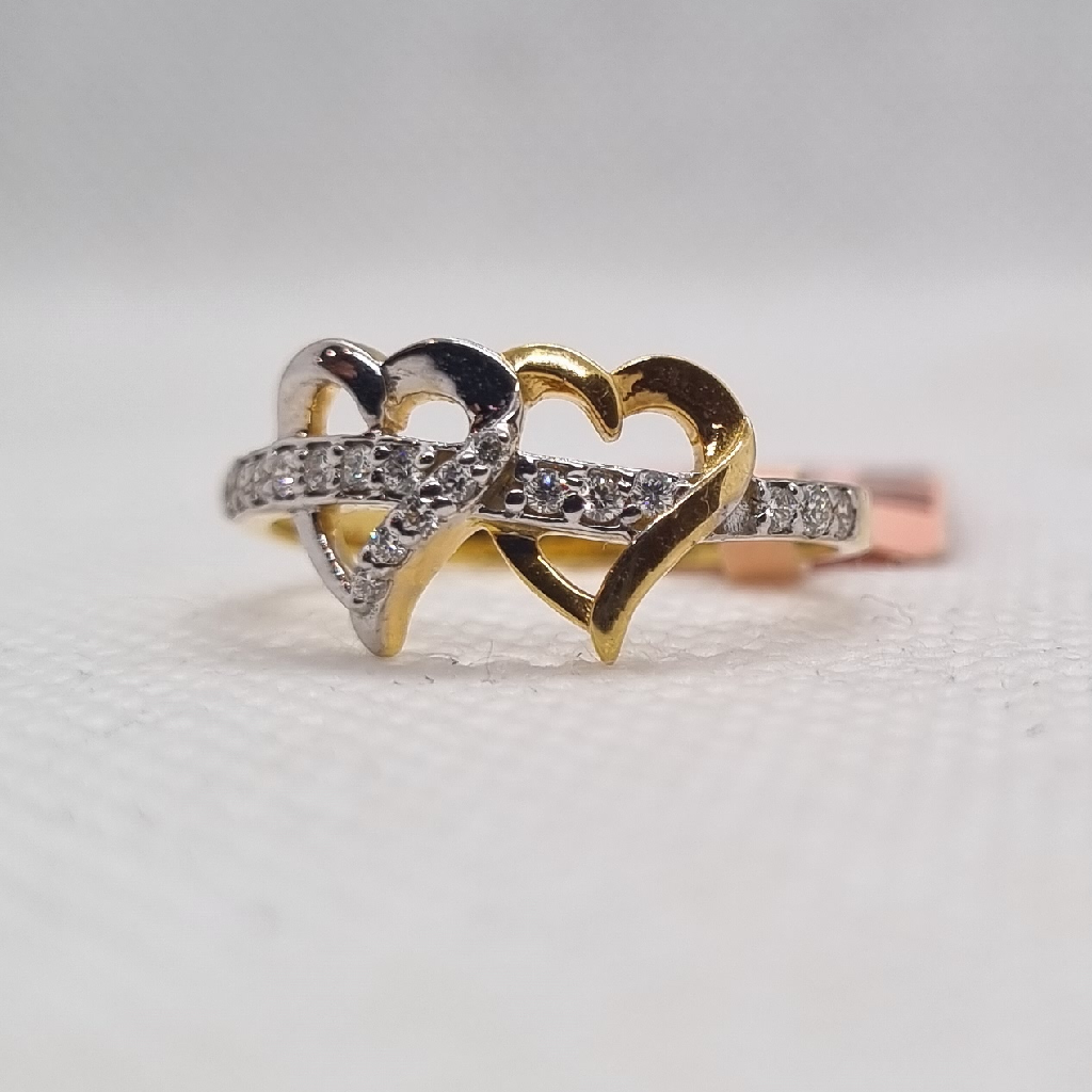 Buy quality Twin heart ring in Durg